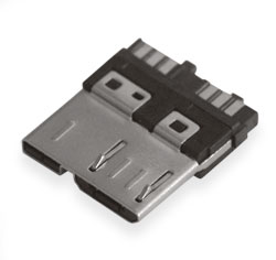 Вилка Micro USB 3.0 з мет. корпусом