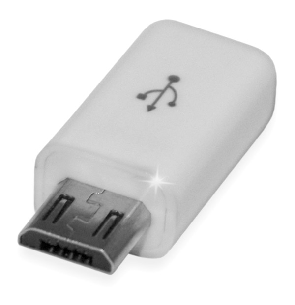  USB-Micro в корпусі на кабель біла Купить в е - Ворон