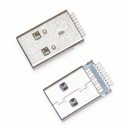 Fork USB-30-01-FS to type 1 SMD board