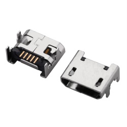 Гнездо Micro USB MK5P 5pin 7.2мм без юбки micro-24