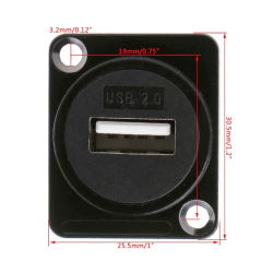 Переходник USB 2.0 AF-USB 2.0 AF на корпус