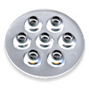7x1W Reflector lens for 7x1W LED transparent