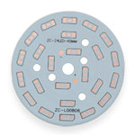 Mounting plate<gtran/> LED bulbs 12W, 24LED 5730, 65mm dia.<gtran/>