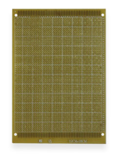Prototype board Glass fiber laminate (120x180) mm.