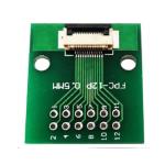Printed board with connector<gtran/>  FFC/FPC-12P pitch 0.5mm<gtran/>