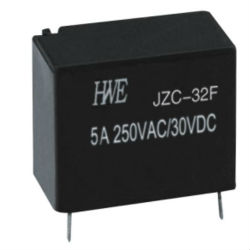 JZC-32F relay 5A 1A coil 24VDC 0.2W