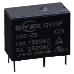 Реле QY33F-012-ZS<gtran/> 10A 1C coil 12VDC