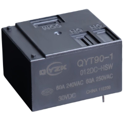 Реле QYT90-1-024DC-HSW 60A 1A coil 24VDC