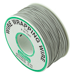 Installation wire 30 AWG solid gray on 250m reel