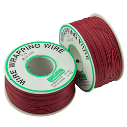 Installation wire 30 AWG solid red on a 250m reel