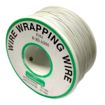 Installation wire 30 AWG solid white on 250m reel