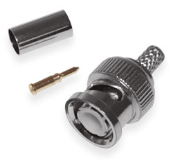 BNC connector HY1.2812C plug for RG6 cable