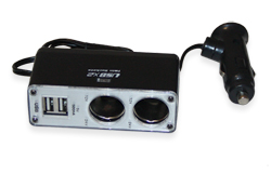Разветвитель прикуривателя WF-0030-05, зарядка USB [12-24В, ток заряда 0,5А]