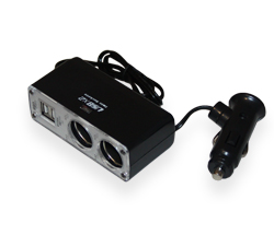 Разветвитель прикуривателя WF-0030-05, зарядка USB [12-24В, ток заряда 0,5А]
