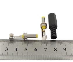 Power plug 4.8/1.7mm L = 10.5mm HM-076 plastic