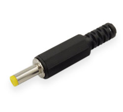 Power plug 4.0/1.7mm L = 10.5mm HM-073 plastic