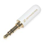 Plug to cable  Sennheiser 3-pin 3.5mm enamel White, type B