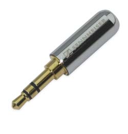 Plug to cable  Sennheiser 3-pin 3.5mm enamel Silver, type B
