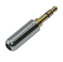 Штекер на кабель Sennheiser 3-pin 3.5mm эмаль Серебристый, тип Б
