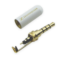 Штекер на кабель Sennheiser 4-pin 3.5mm емаль Білий, тип Би