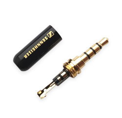 Plug to cable  Sennheiser 4-pin 3.5mm enamel Black, type B