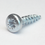 Screw 2.5 x 10 mm. with rounded head PZ galvanized.