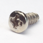Screw 2x6mm with rounded head nickel plated