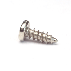 Screw 2x5mm with rounded head nickel plated