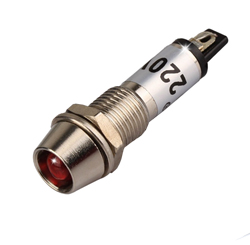 Сигнальний індикатор XD8-1-LED 220VAC Красный