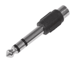 Adapter HH1021, 6.35mm to RCA Jack 