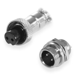 Connector M12-2pin M+F (pair)