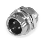 Connector GX12 M12 3pin M to body