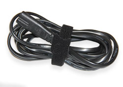  Cable tie  Velcro BLACK 250x10mm without buckle