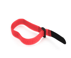  Compression cable tie  Velcro RED 200x20mm with buckle