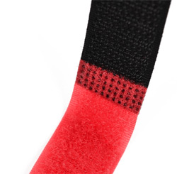  Compression cable tie  Velcro RED 200x20mm with buckle