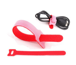  Cable tie  Velcro RED 150x10mm without buckle