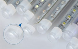 LED garland Meteor light tubes white