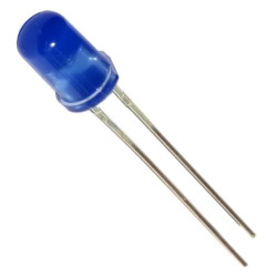 5mm LED Matt blue 1000-1200 mcd 460-465mcd 3-3.2V