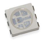 SMD 5050 LED<gtran/> Blue 1200-1500 mcd 3.0-3.2V<gtran/>
