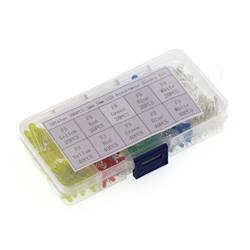 Set LEDs 3mm and 5mm 300 pcs in an organizer