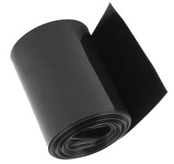 Heat-shrinkable PVC tube 15/7.5 Black (1m)