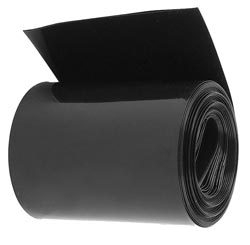 Heat-shrinkable tubing PVC 10/5 Black (1m)