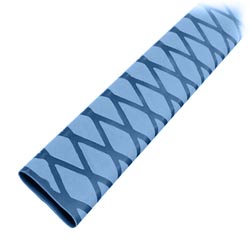 Термоусадочная трубка 50/25 текстура синяя (1м)