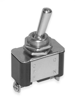 Toggle switch  KN3A-101 without nameplate (ON-OFF)