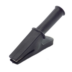 Clip Crocodile HM-100 for 4mm connector Black